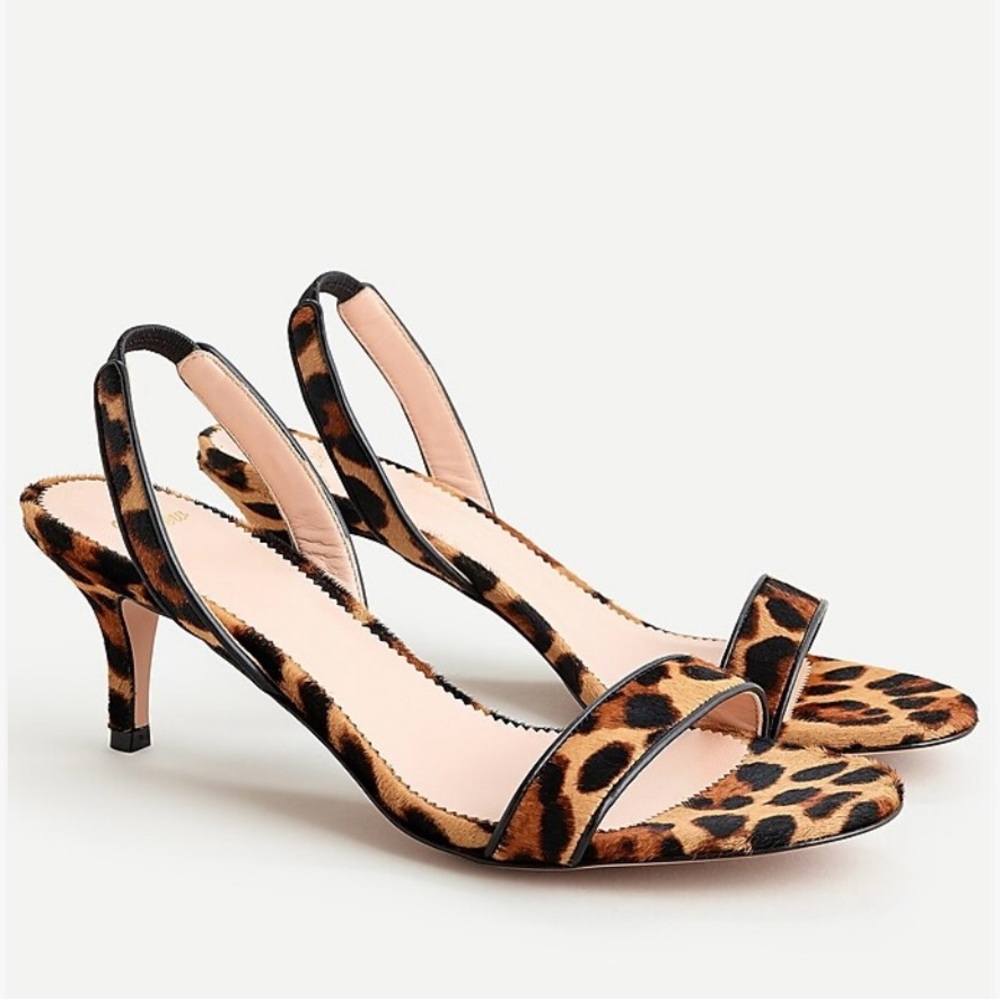 J.Crew Leopard Print Slingback